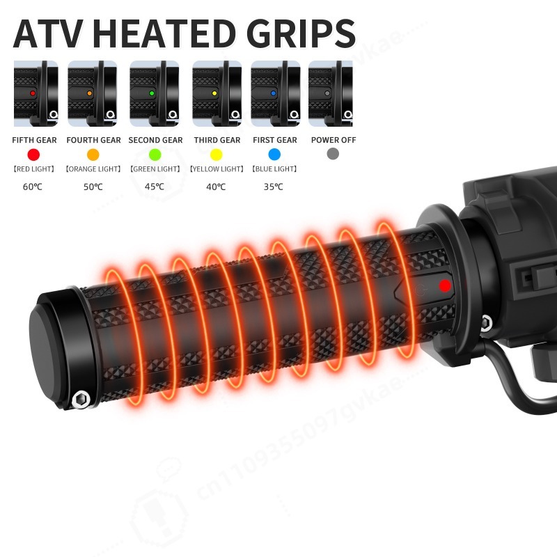 A3 ATV加熱ハンドグリップ 第4世代メモリヒーティングハ - Handlebar Grip Heated のレビューと価格